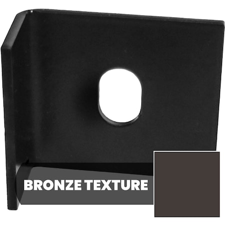 Ekena Millwork Exterior Dummy Roller Series Track Stop for Wagon Wheel Roller Hangers, Bronze Texture GB6004ESWBZ